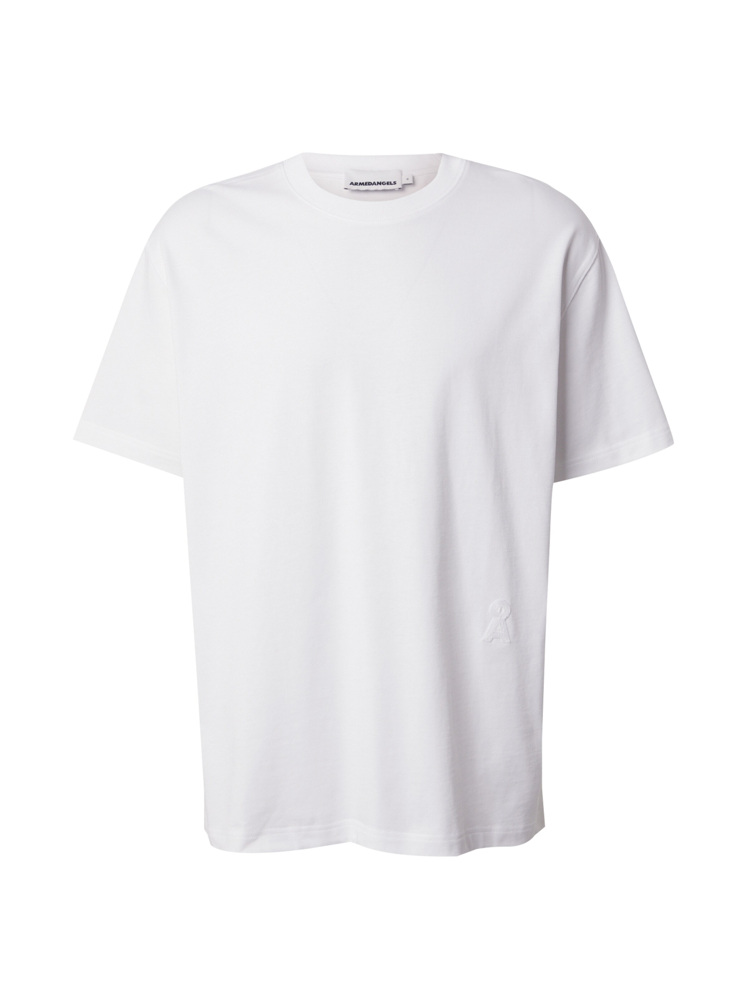ARMEDANGELS T-shirt 'AADRU' i vit: framsida