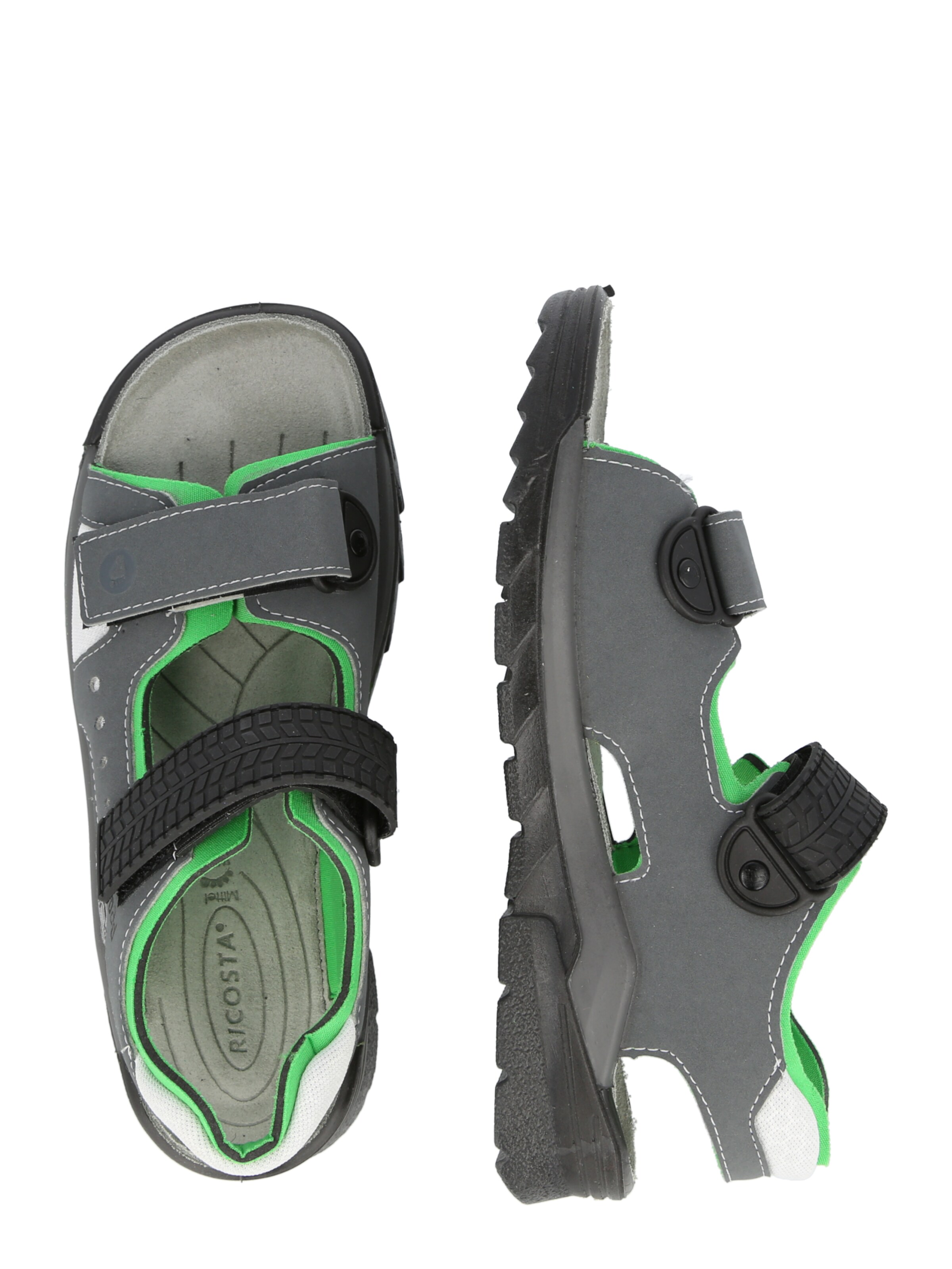 RICOSTA Open shoes 'Road' in Grey