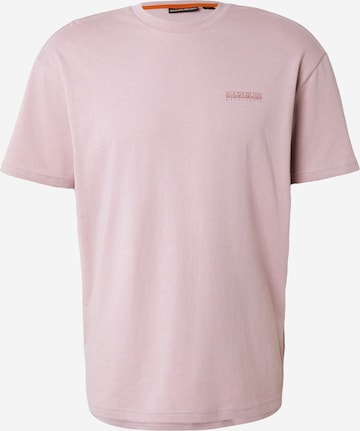 T-Shirt 'S-YOURTE' NAPAPIJRI en rose : devant