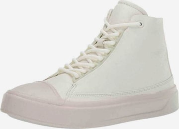 ECCO Sneakers hoog in Wit: voorkant