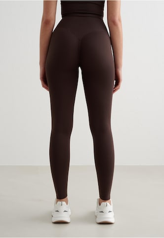Aim'n - Slimfit Leggings em castanho