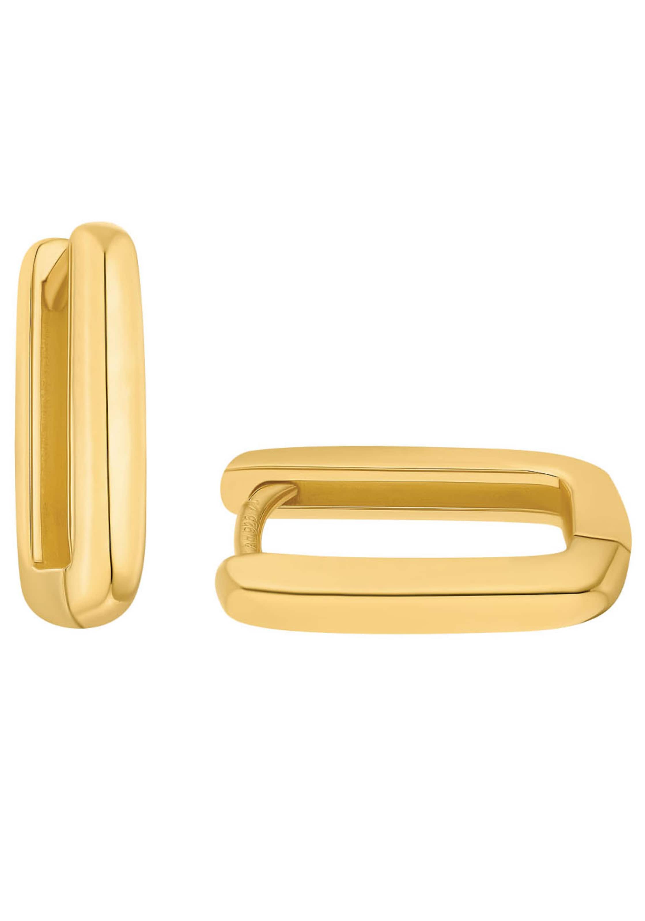 AMOR Earrings in Gold: front