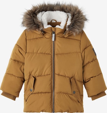 NAME IT Winter Jacket 'Mathew' in Brown: front