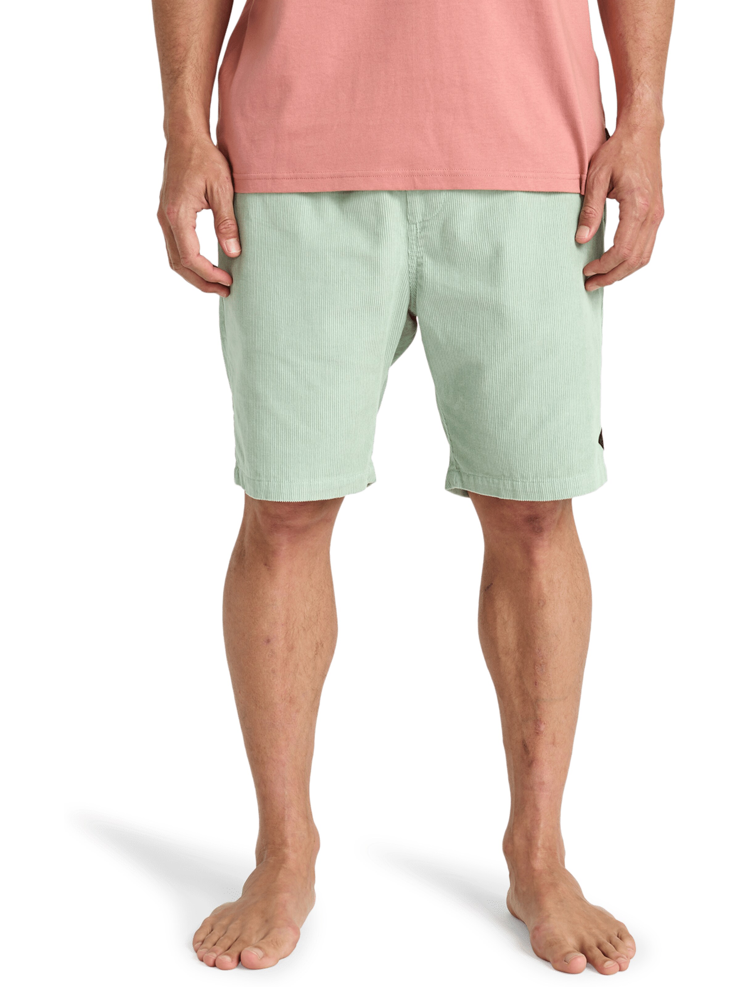 BILLABONG Regular Shorts 'Larry Cord' in Grün: Vorderseite