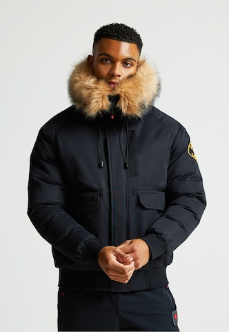 Zavetti Canada ABELLI 2.0 HOODED BOMBER JACKET ' ' in Schwarz: Vorderseite