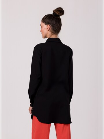 BeWear - Vestido camisero en negro