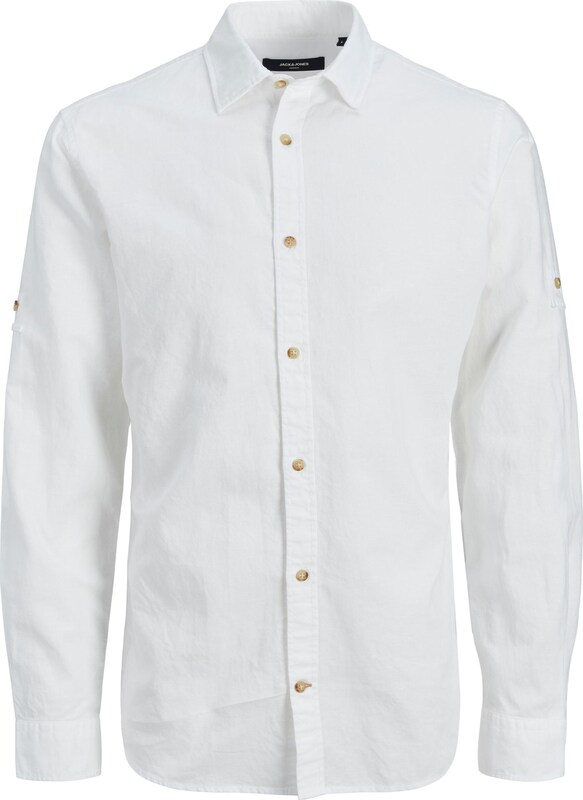 JACK & JONES Regular Fit Hemd in Offwhite JACK & JONES Regular Fit Hemd in Offwhite