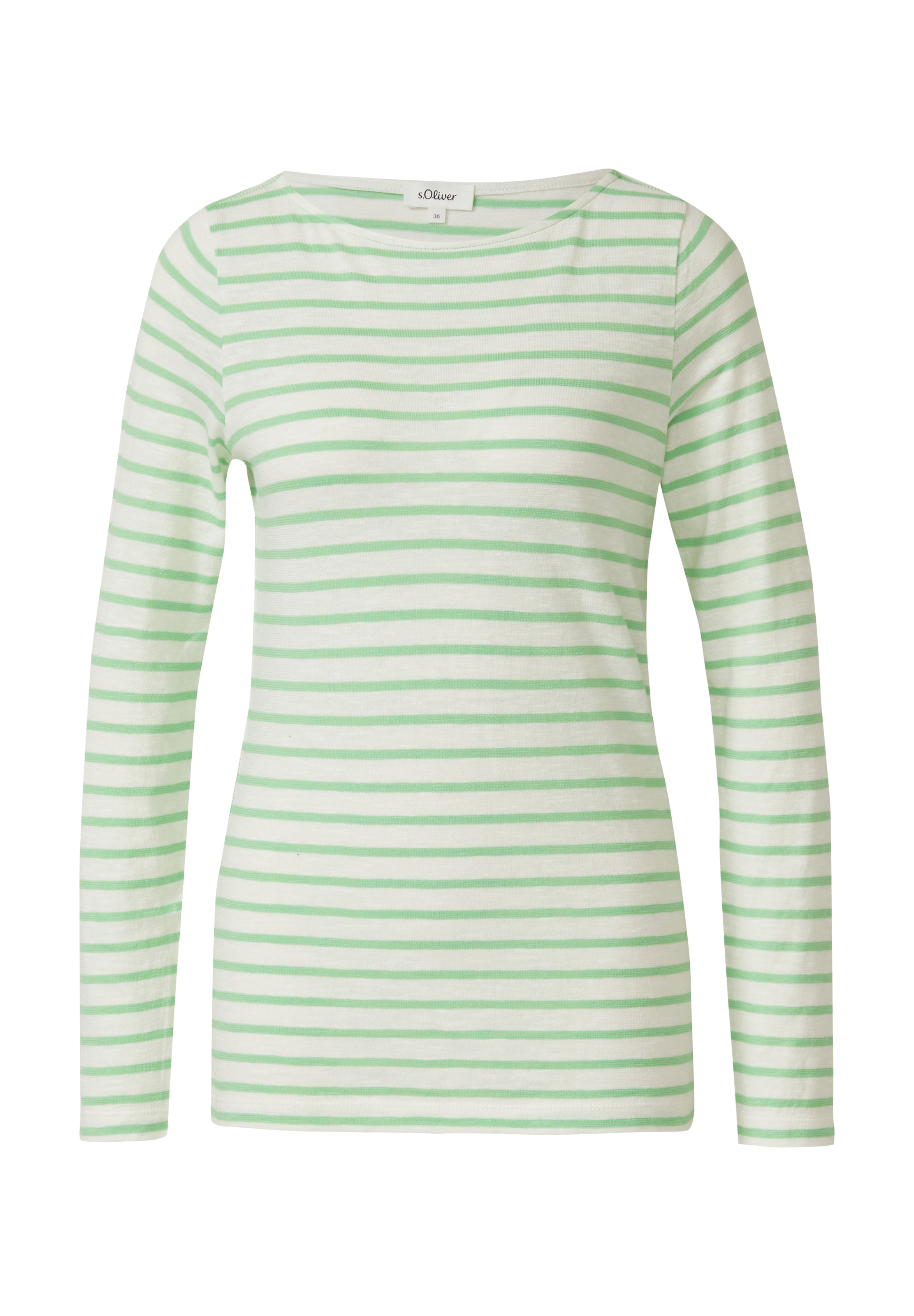 s.Oliver Shirt in Groen: voorkant