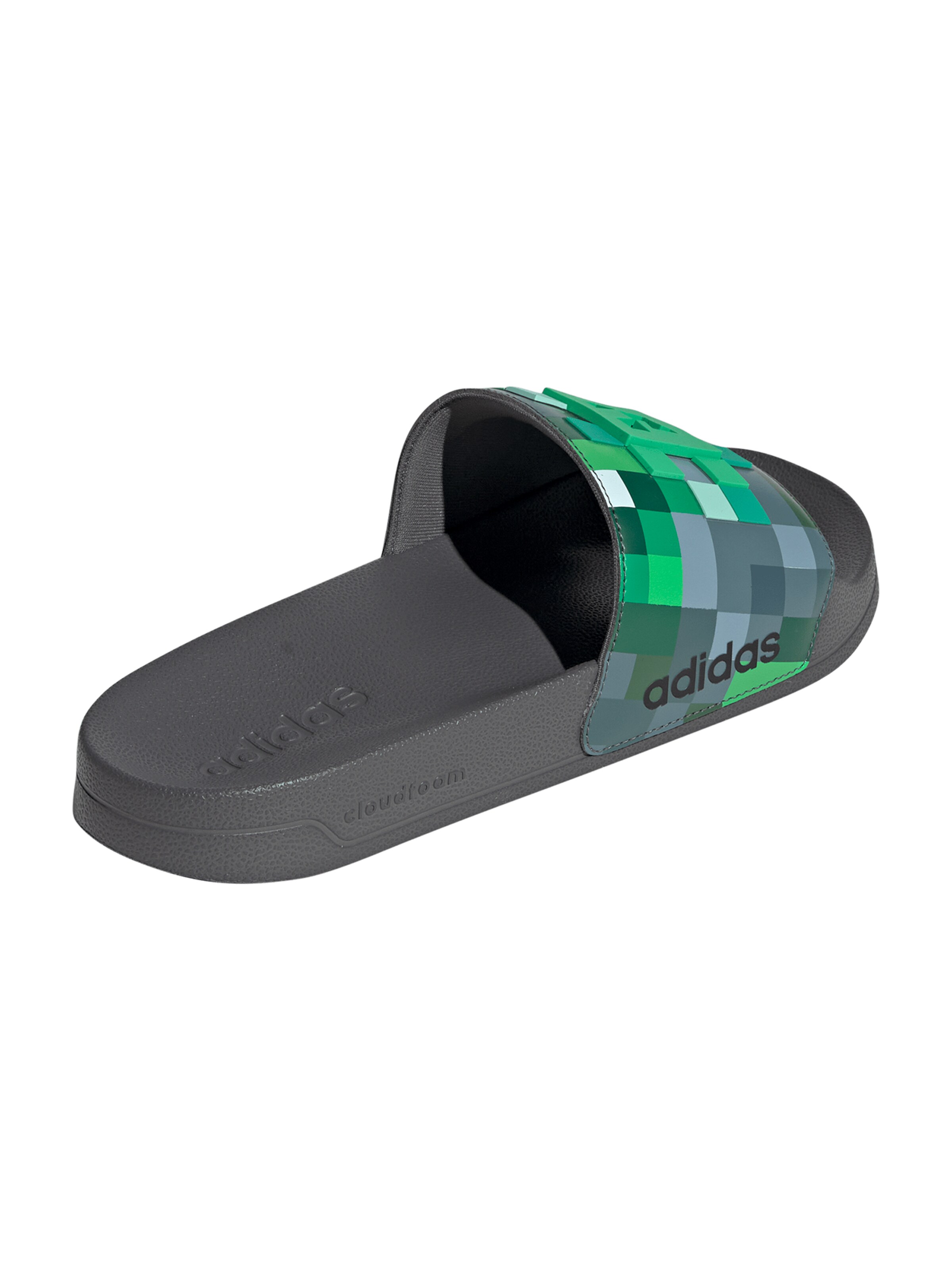 ADIDAS SPORTSWEAR Beach & swim shoe 'ADILETTE SHOWER - MINECRAFT' in Grey