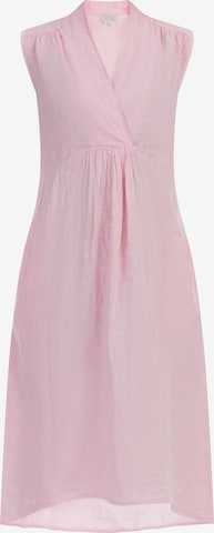 Robe RISA en rose : devant