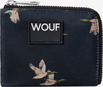 Wouf Wallet in Blue: front