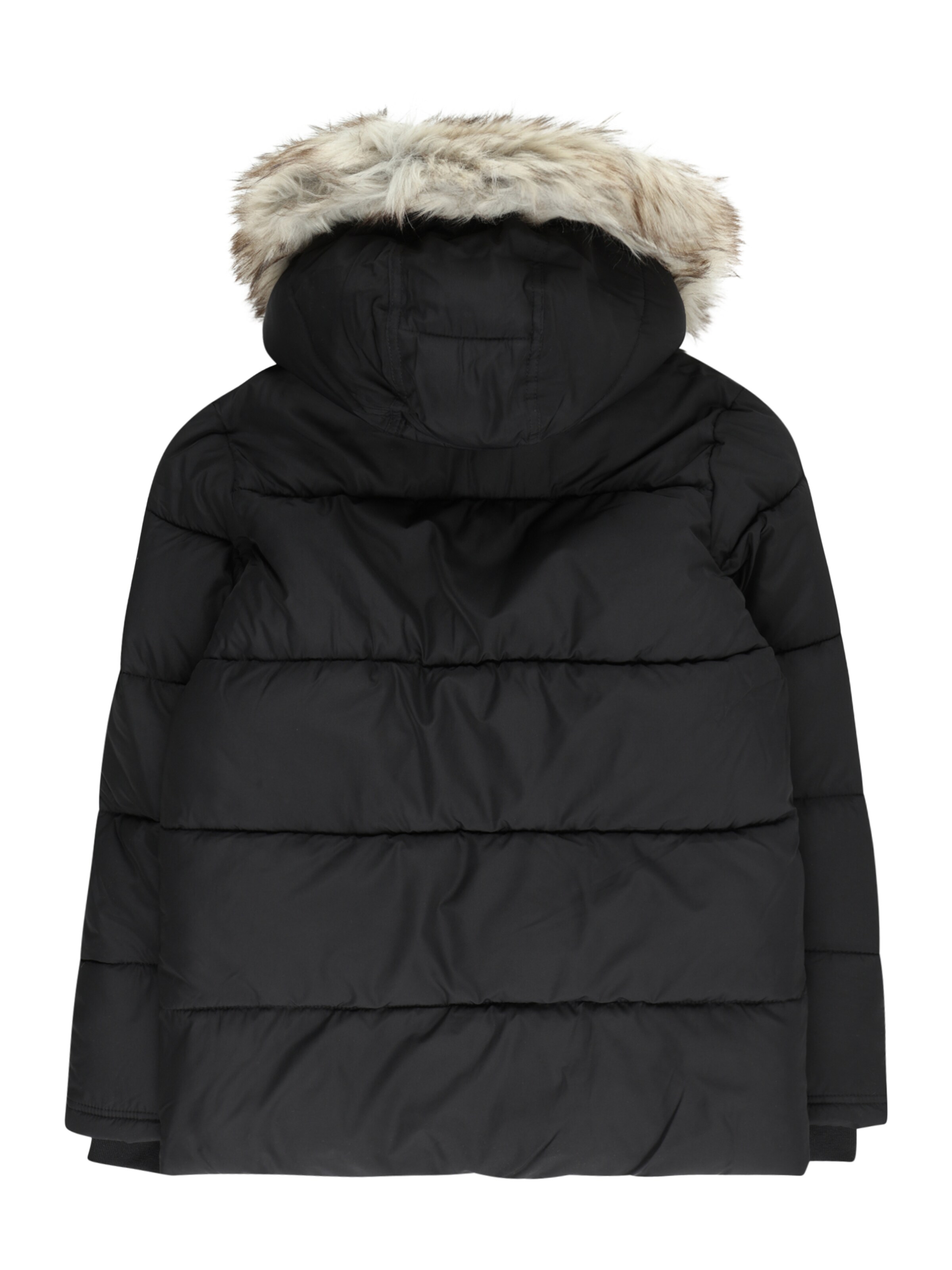 Abercrombie & Fitch Vinterjacka i svart