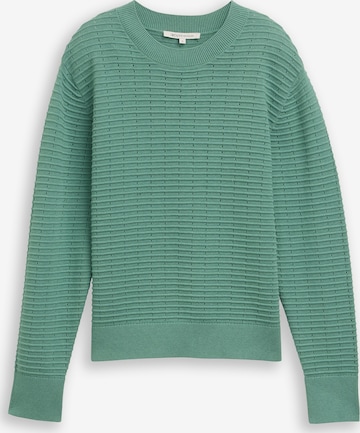 TOM TAILOR DENIM Tröja i grön: framsida