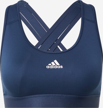 ADIDAS PERFORMANCE Sport-BH 'Believe This' in navy / weiß, Produktansicht