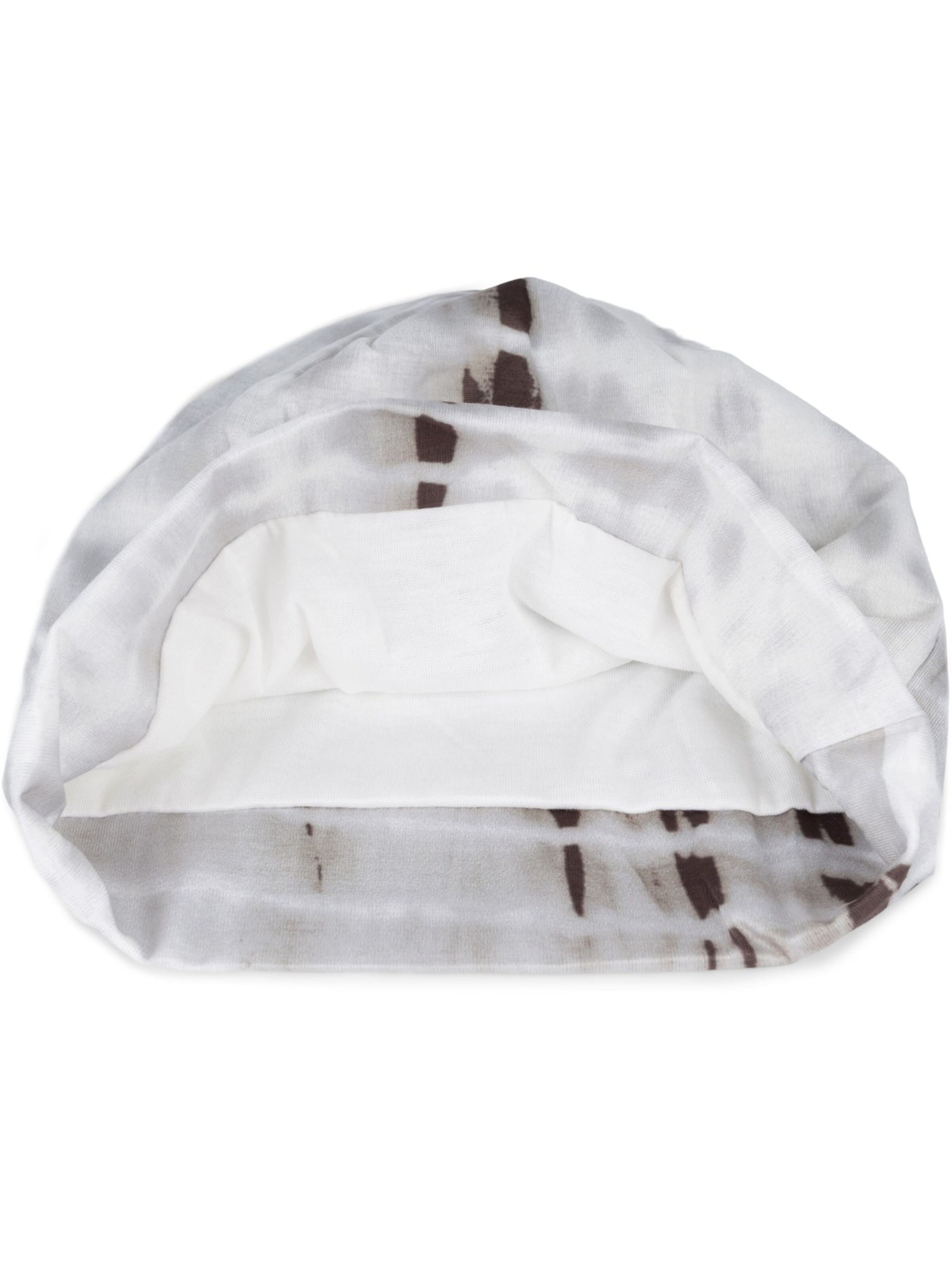 styleBREAKER Mütze 'Beanie Mütze Batik Streifen'‌‌‌‌ in Grau