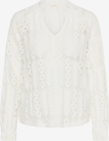 Chemisier 'Tully' Cream en blanc : devant