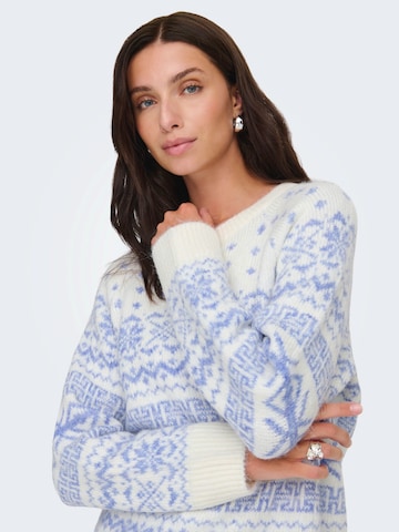ONLY Sweter 'ONLXMAS NORDIC' w kolorze biały