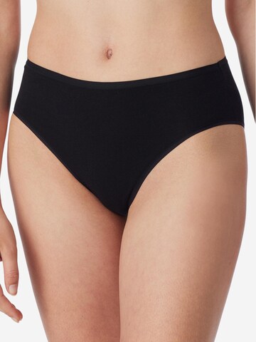 SCHIESSER Slip 'Essentials Cotton'‌‌‌‌‌‌‌‌‌ in Schwarz: Vorderseite