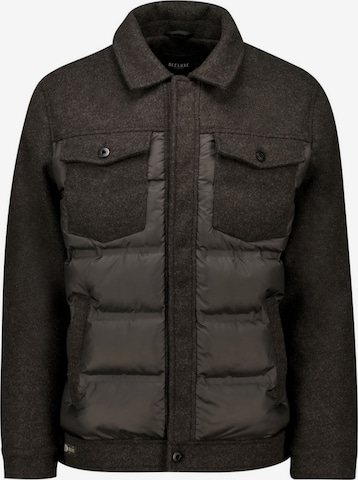 Veste mi-saison Deeluxe en noir : devant