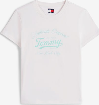 Tommy Jeans Majica 'ESSENTIAL' u svijetlozelena / bijela, Pregled proizvoda