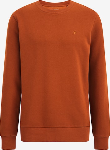 WE Fashion Sweatshirt in Oranje: voorkant