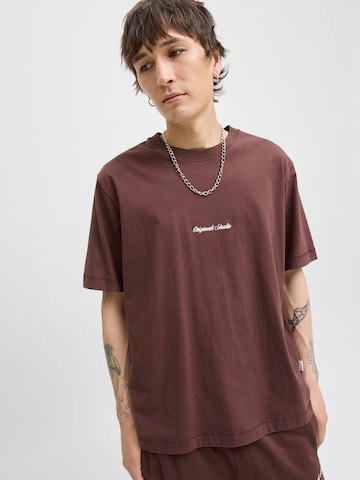 JACK & JONES Футболка 'JORNORREBRO' в Коричневый