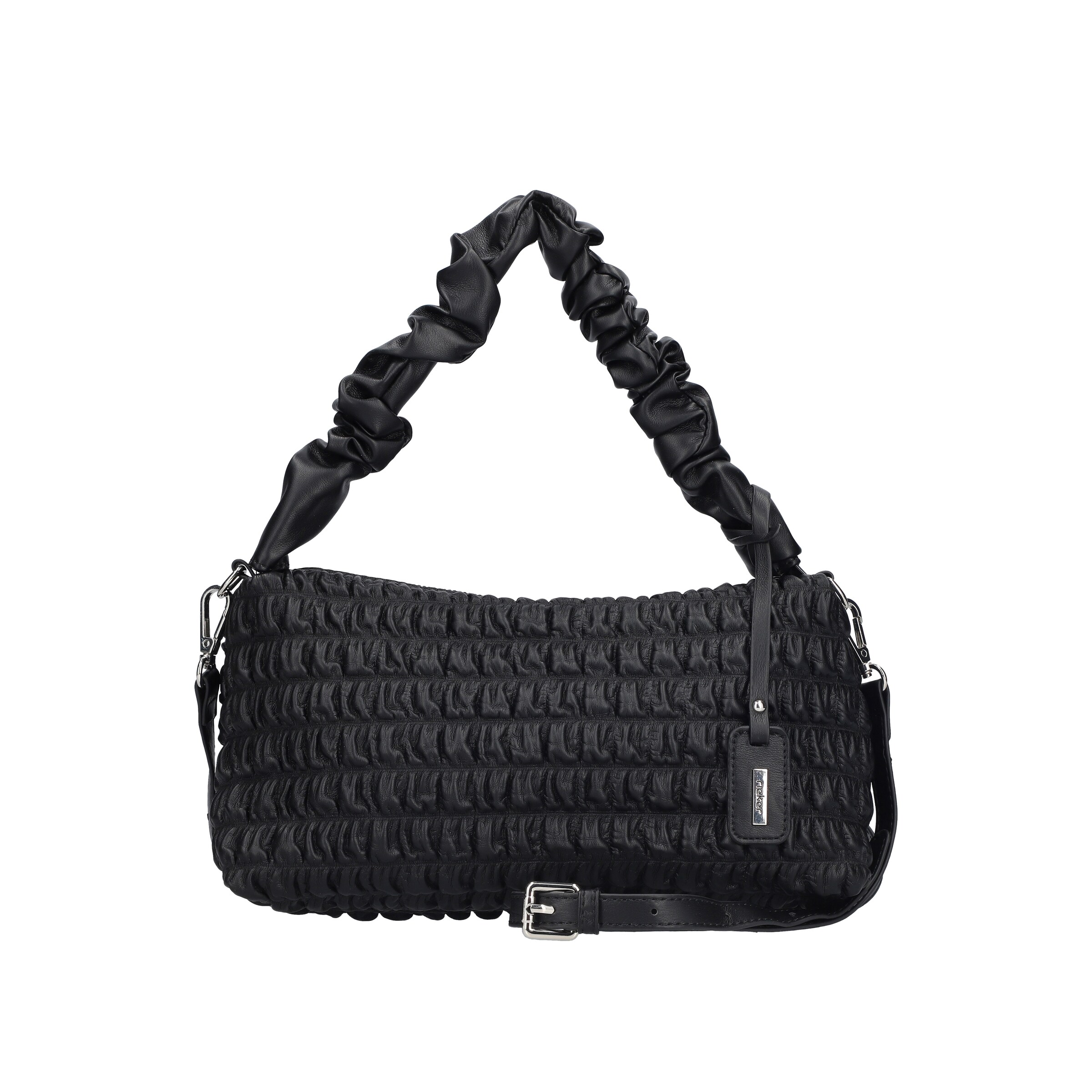 Rieker Shoulder Bag in Black: front