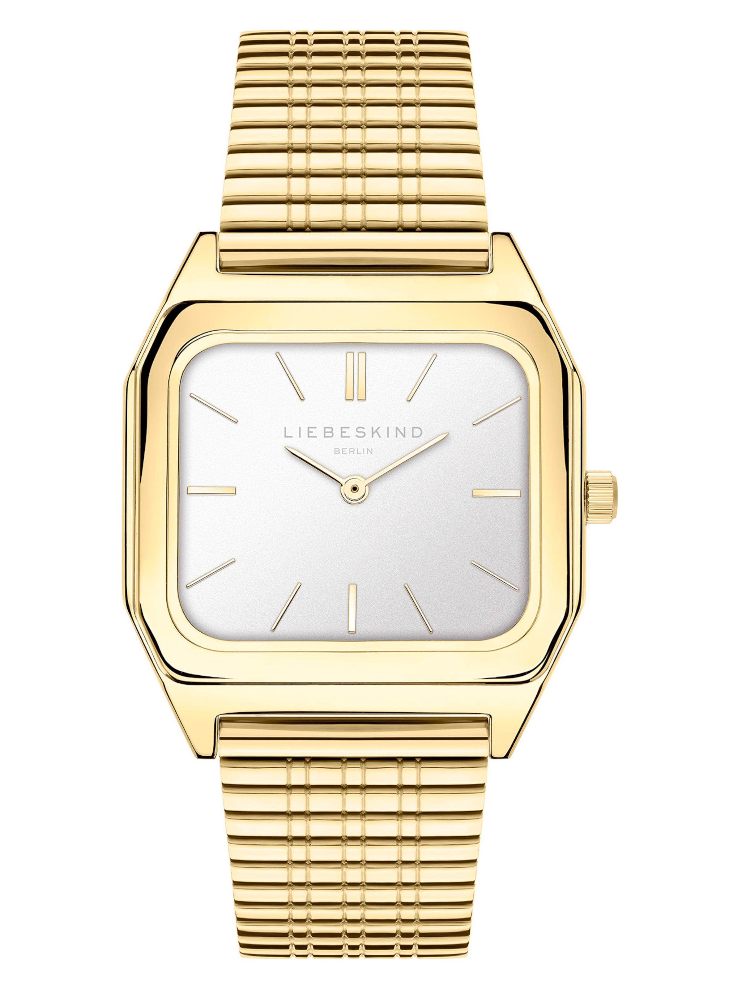 Montre à affichage analogique Liebeskind Berlin en or : devant