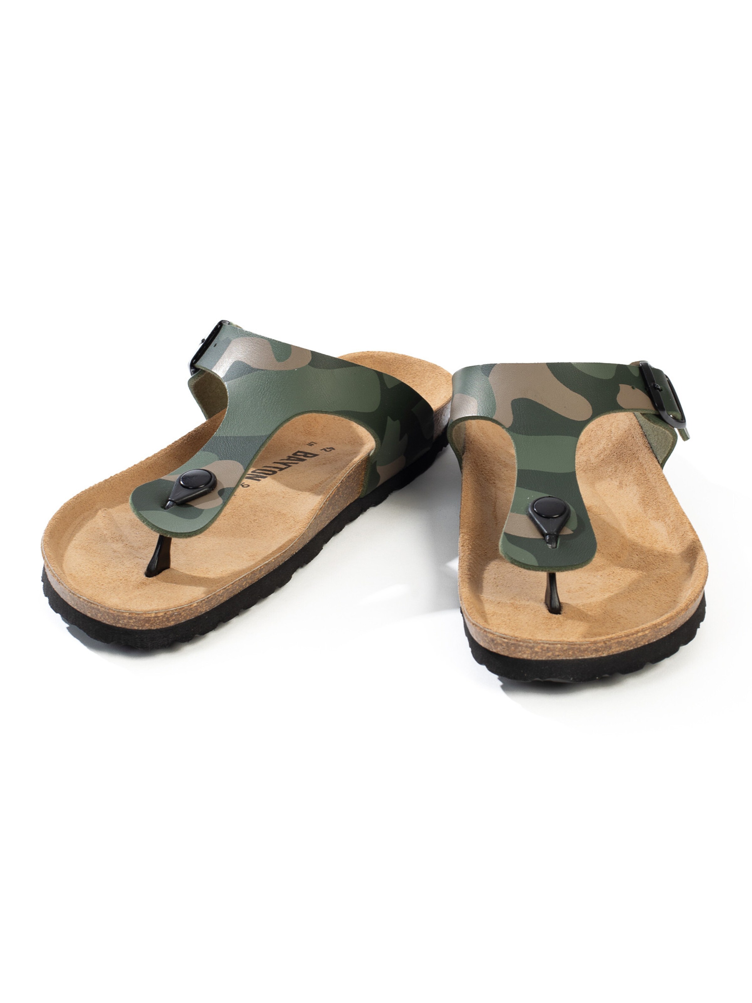 Flip-flops 'MERCURE' de la Bayton pe verde