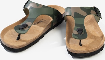 Bayton T-bar sandals 'MERCURE' in Green