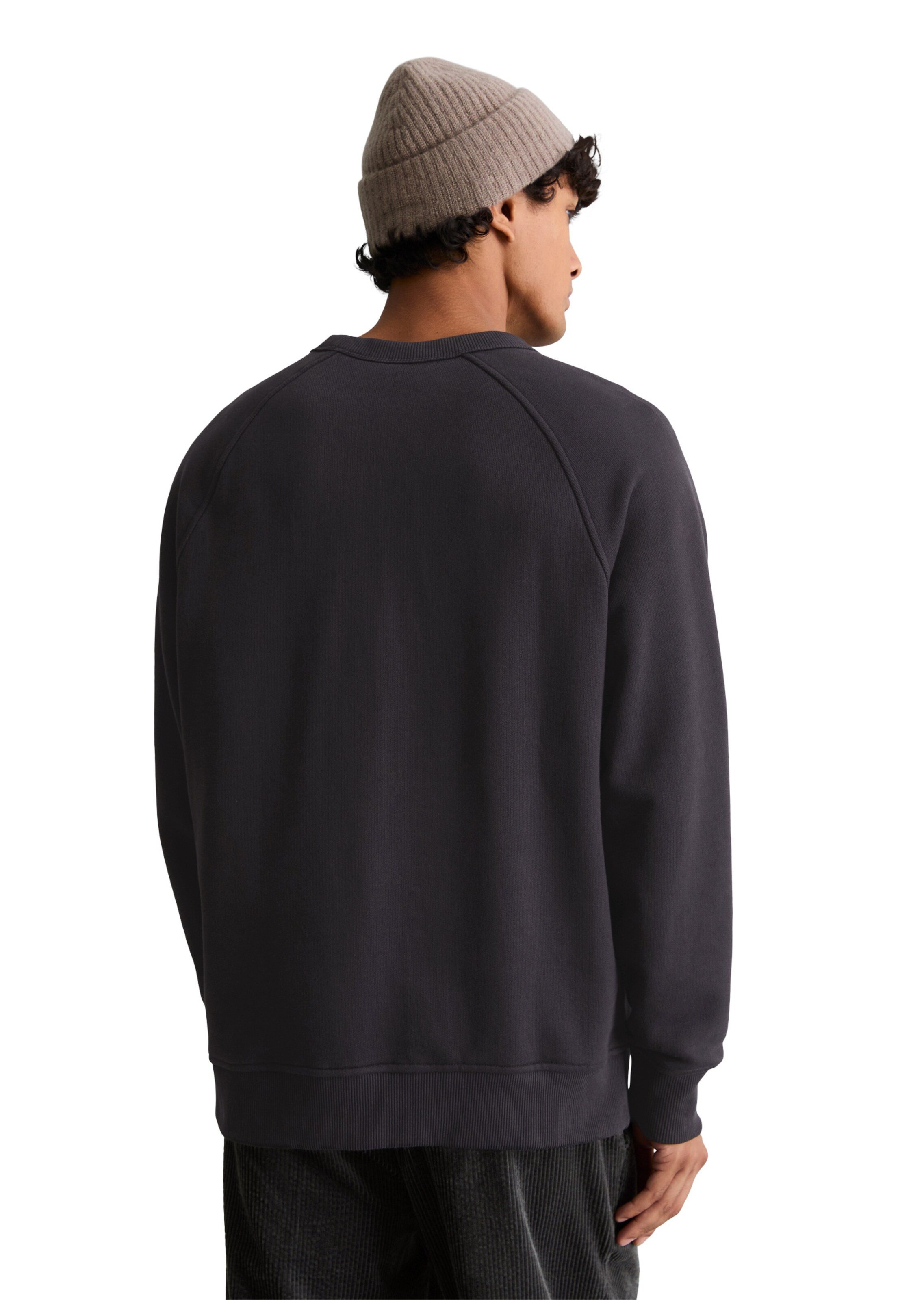 Marc O'Polo DENIM Sweatshirt in Schwarz: Rückseite