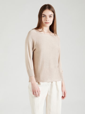 MORE & MORE Pullover 'Dolman' i beige: forside