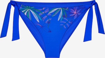 TRIUMPH Tai-Bikinislip ' Red Label Summer Tropics ' in Blau: Vorderseite