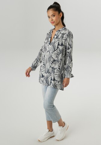 Aniston SELECTED Bluse in Grau