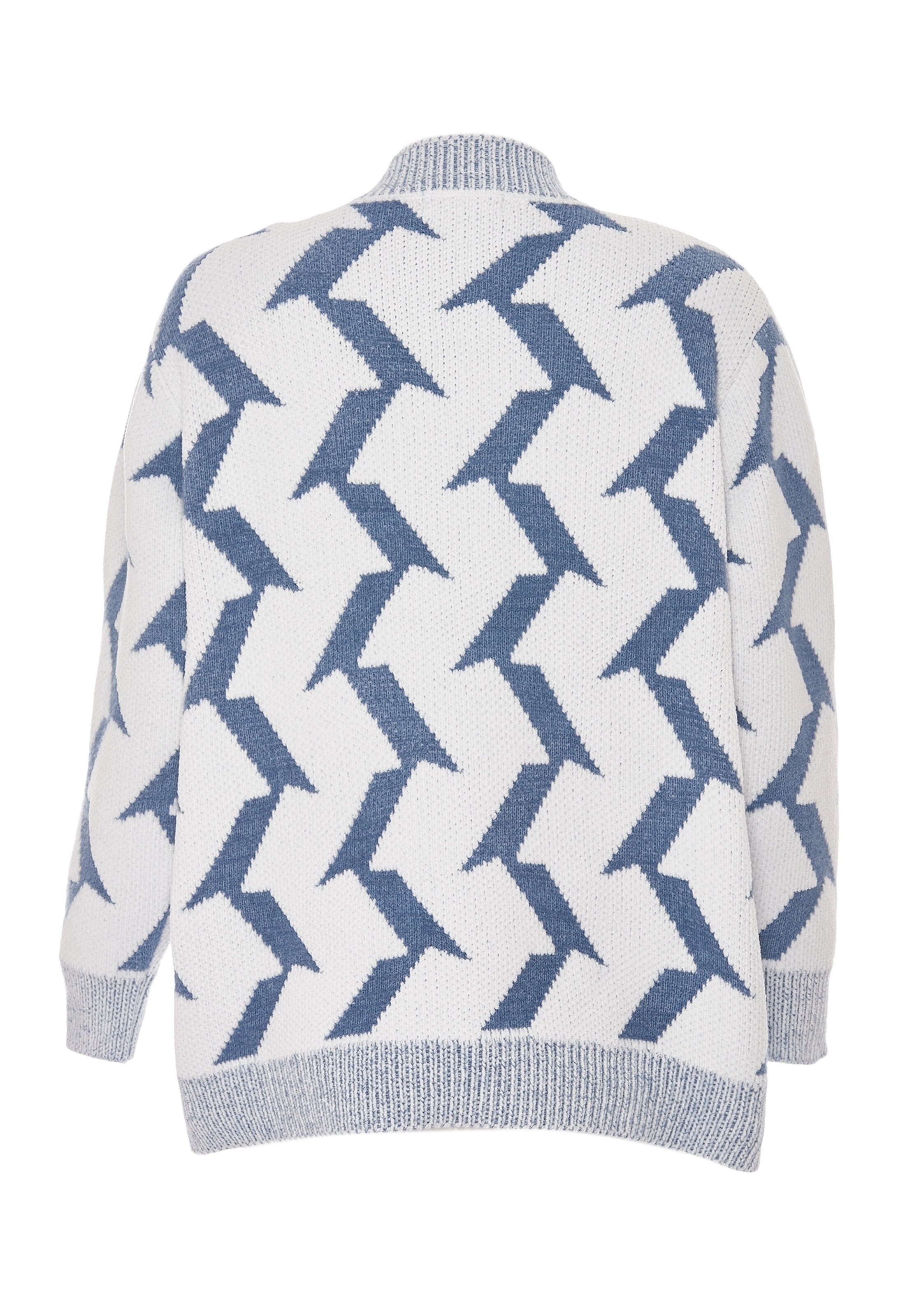 Poomi Gebreid vest in Wit