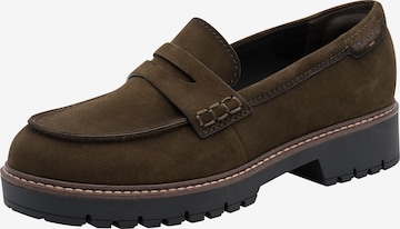 Tamaris Slipper in Grün: Vorderseite