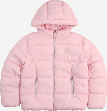 UNITED COLORS OF BENETTON Зимняя куртка в Ярко-розовый: спереди