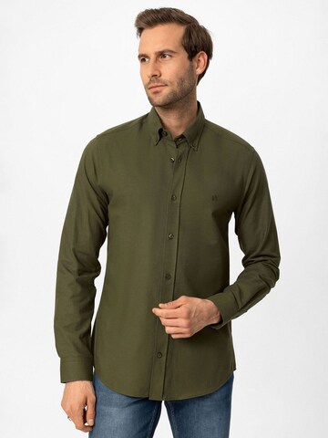 Dandalo Regular fit Button Up Shirt in Green