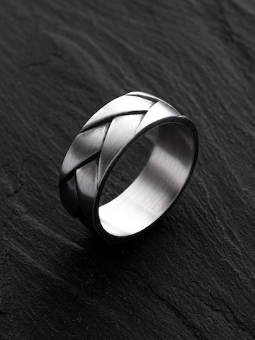 Anello 'BRAID' di REYTEL in argento
