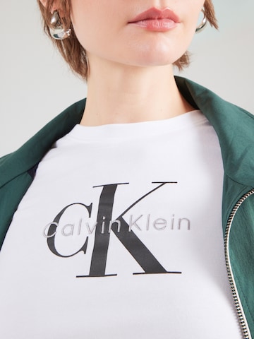 balts Calvin Klein Jeans T-Krekls