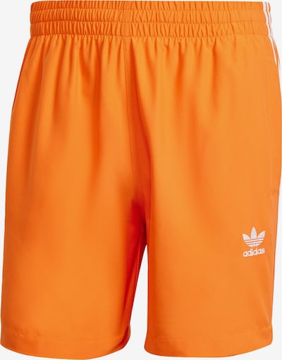 ADIDAS ORIGINALS Kratke kopalne hlače | oranžna / bela barva, Prikaz izdelka
