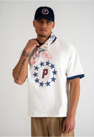 Prohibited Shirt 'Stars Contrast' in Wit