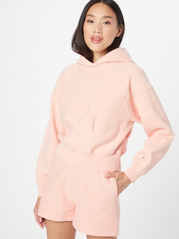 Champion Reverse Weave Sweatshirt in Roze: voorkant