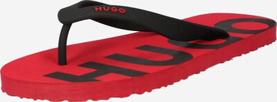 HUGO T-Bar Sandals 'Arvel' in Red / Black, Item view