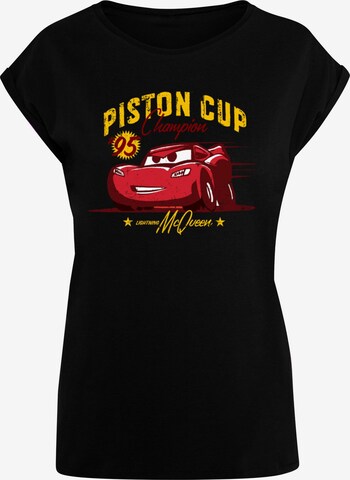 ABSOLUTE CULT T-Shirt 'Cars - Piston Cup Champion' in Schwarz: predná strana