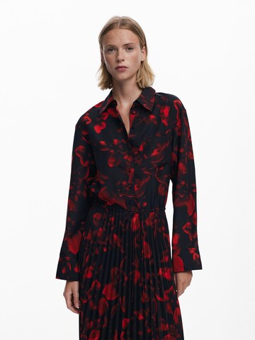 Desigual - Vestido camisero en rojo