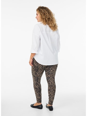 Zizzi Skinny Leggings in Brown