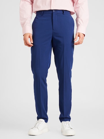 Only & Sons Regular Pleated Pants 'Eve' in Blue: front