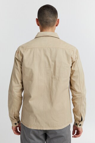 11 Project Regular fit Button Up Shirt 'Johann' in Beige