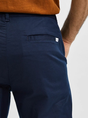 SELECTED HOMME - Regular Calças chino 'Stoke' em azul